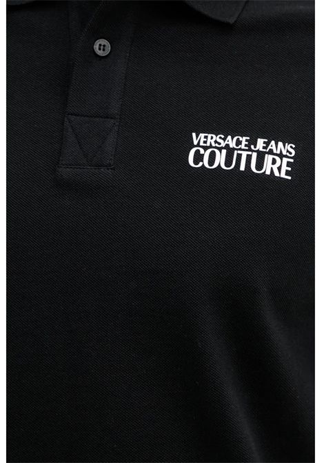Regular fit polo shirt and Institutional Logo - VERSACE